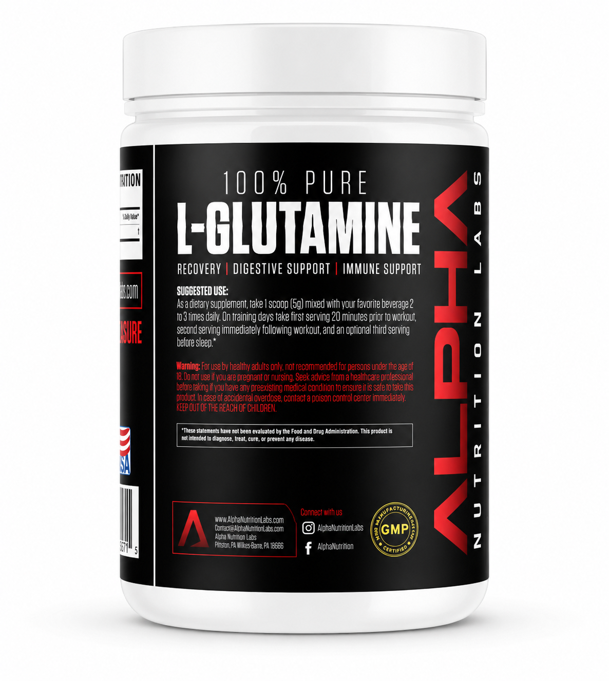 Alpha Nutrition Labs - L-Glutamine (500g)