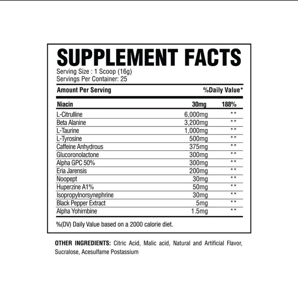 Alpha Nutrition Labs - Twister (Preworkout)