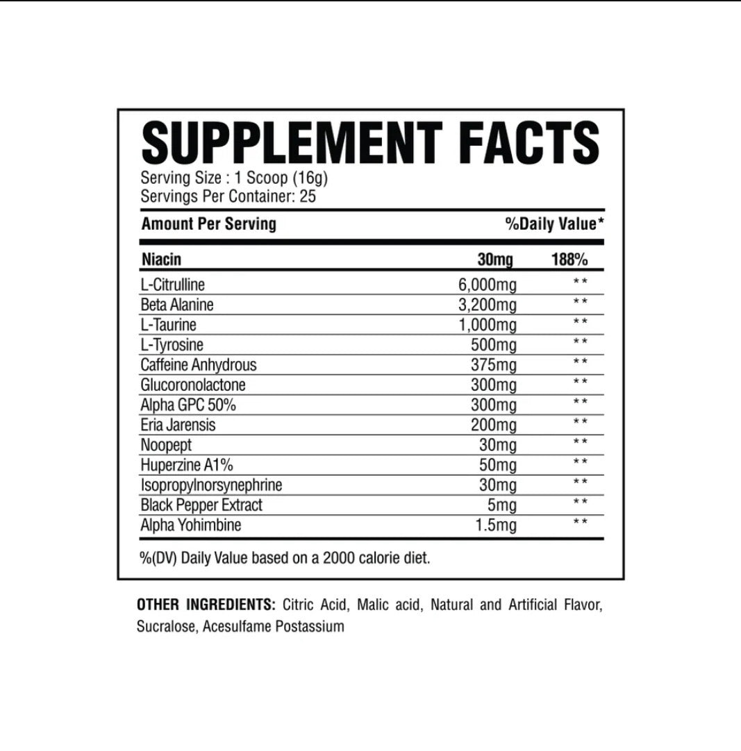 Alpha Nutrition Labs - Twister (Preworkout)