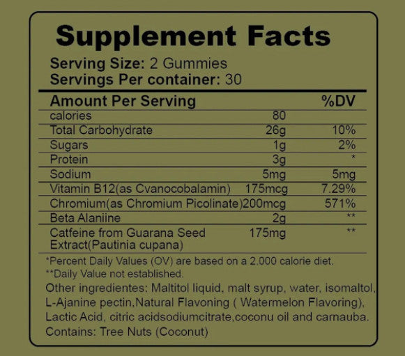 Black Scout Survival - Trigger (Preworkout Gummies)