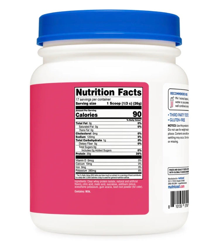 Nutricost - Clear Protein Isolate