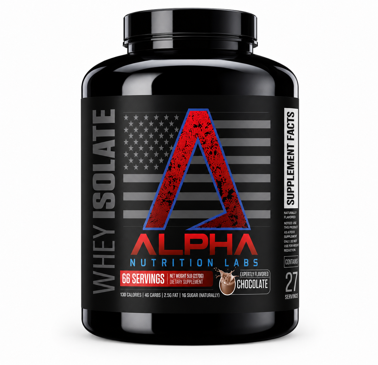 Alpha Nutrition - Whey Isolate Protein 5 lbs