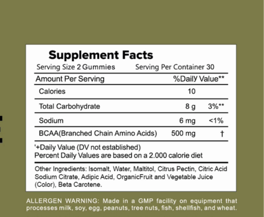 Black Scout Survival - Field Charge (BCAA Gummies)