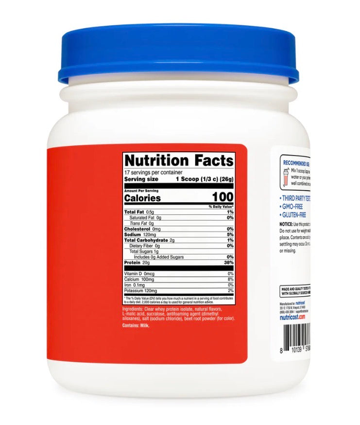 Nutricost - Clear Protein Isolate