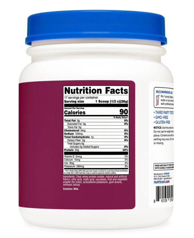 Nutricost - Clear Protein Isolate