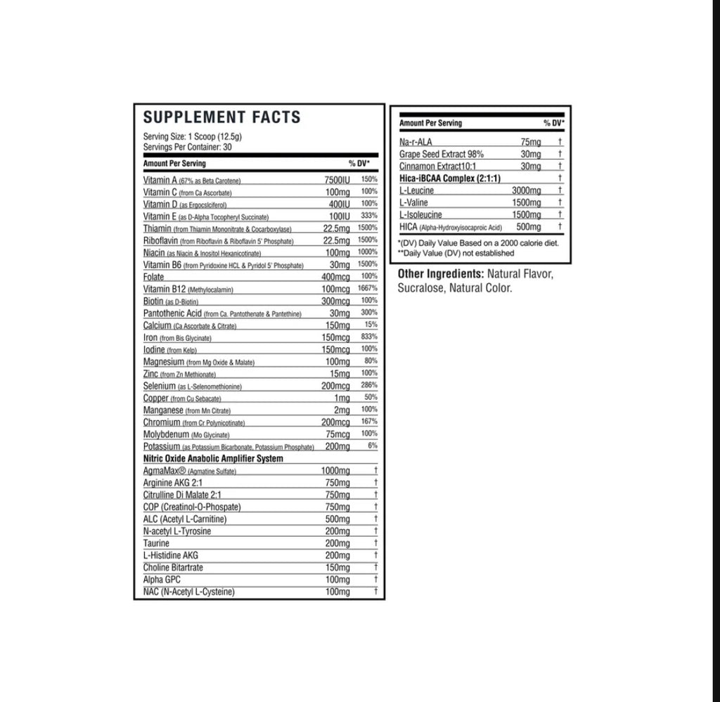 Alpha Nutrition Labs - Cell Shock (Intra/Post Workout)