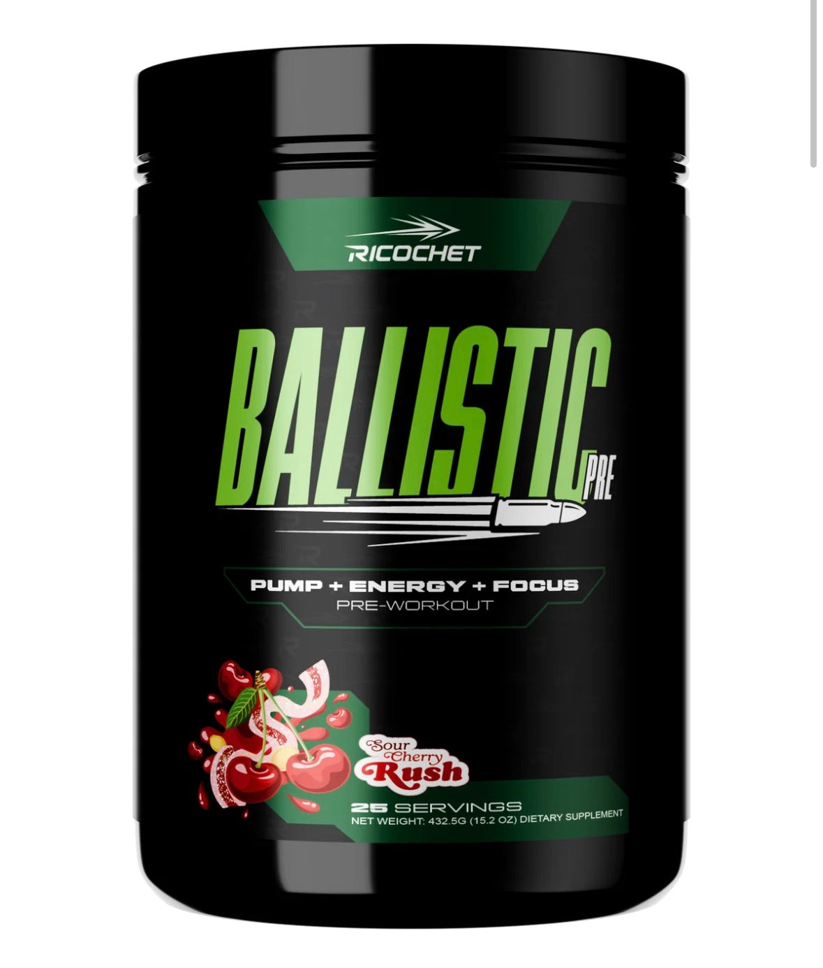 Ricochet Supplements - Ballistic Preworkout