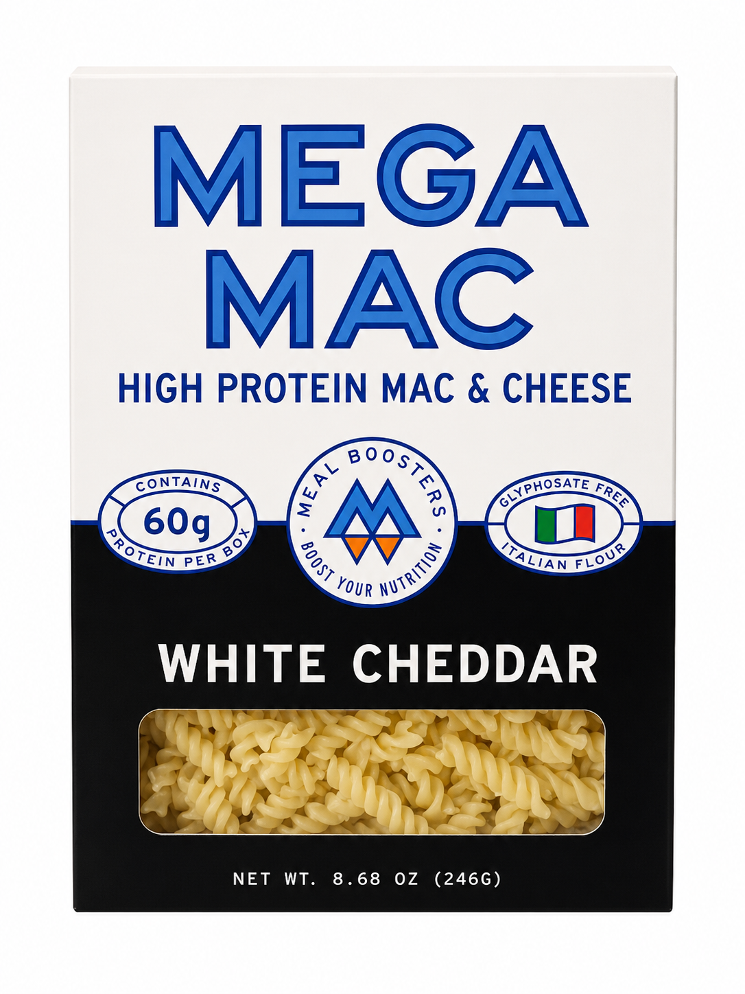 Meal Boosters Mega Mac – High-Protein Mac & Cheese