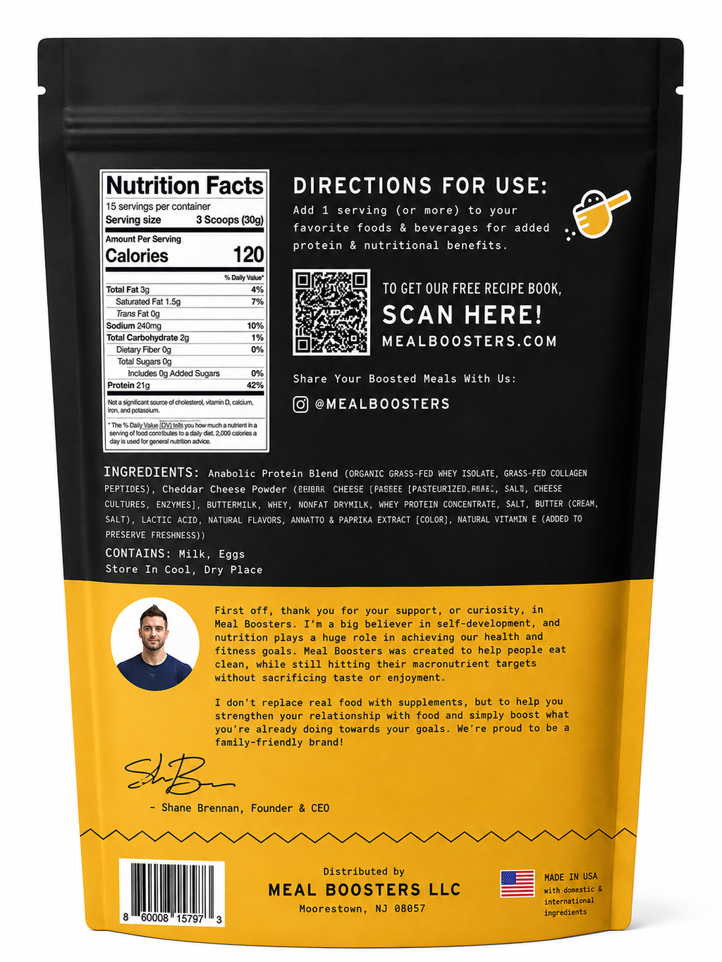 Muscle Boosters - Cheesy Cheese