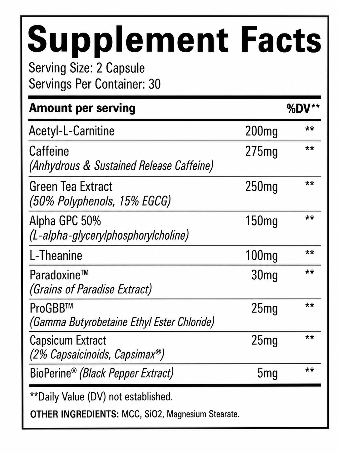 Ricochet Supplements - Afterburn Mach-1 (Weight Loss Management)