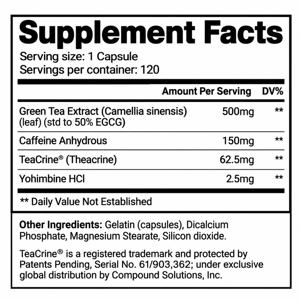 Troponin Supplements Go Pills – Thermogenic Fat Burner