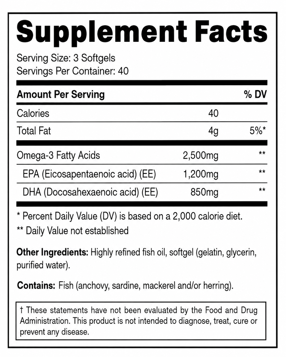 Nutricost - Omega 3