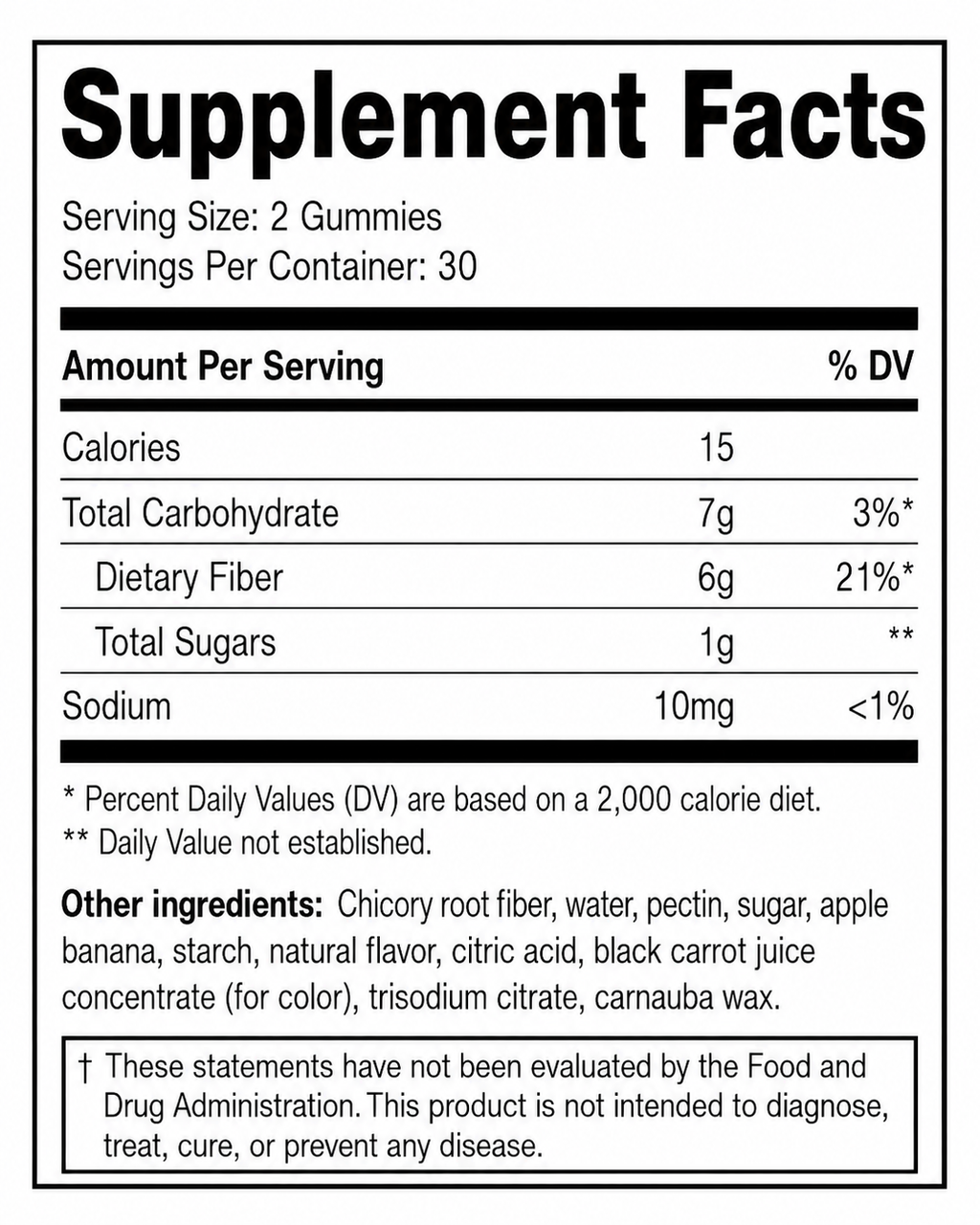Nutricost - Fiber Gummies